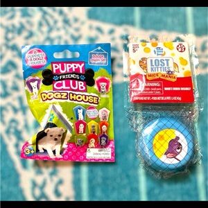 Puppy Friends Club Dogz House and Lost Kitties Mice Mania Toys